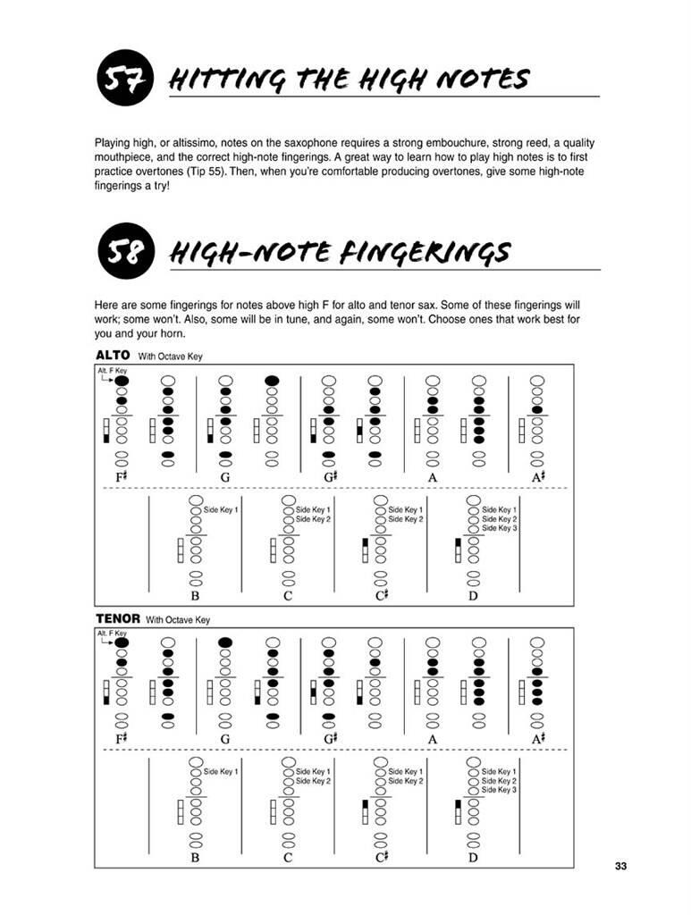 101 Saxophone Tips: Saxophone