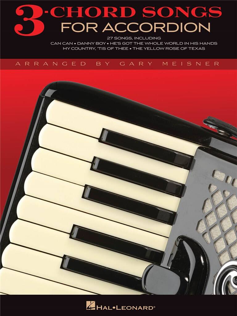 3-Chord Songs for Accordion: Arr. (Gary Meisner): Solo pour Accordéon