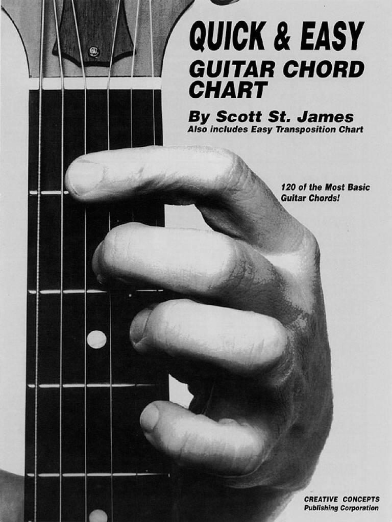 Scott St. James: Quick and Easy Guitar Chord Chart: Solo pour Guitare