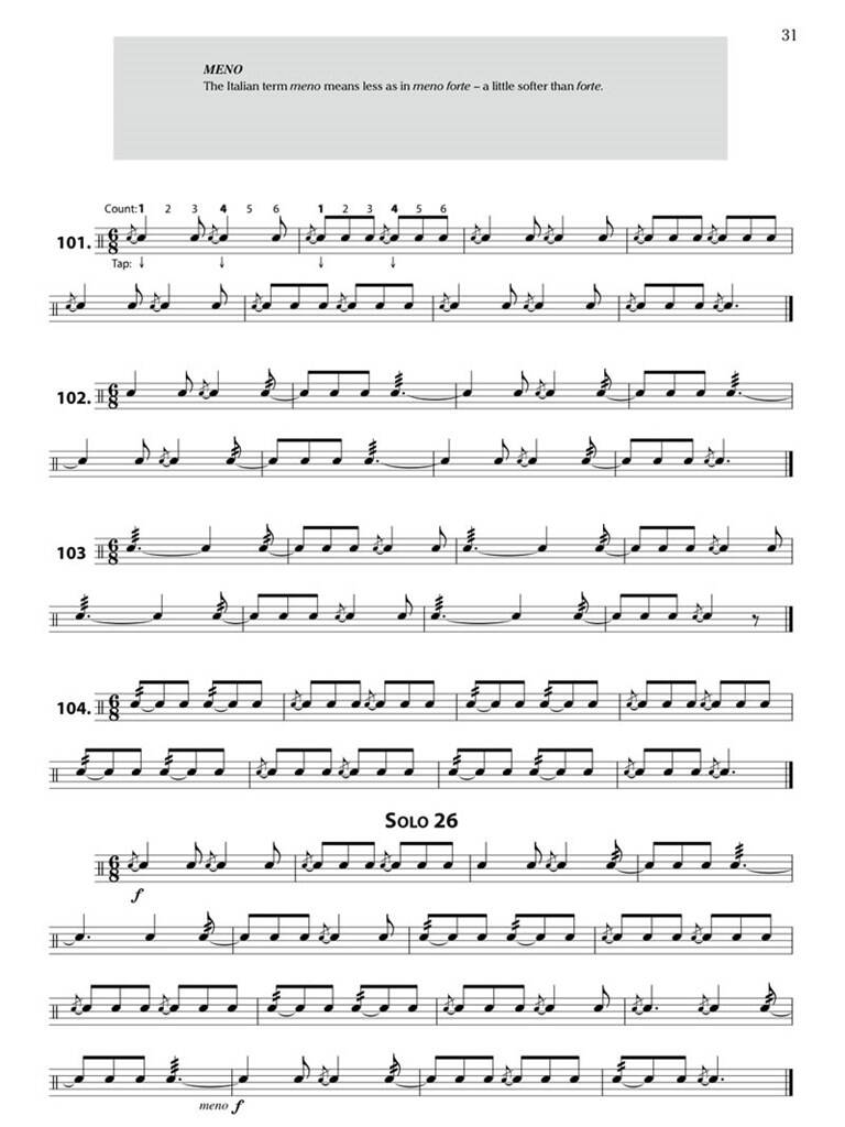 Rhythm Reading For Drums Book 2: Batterie