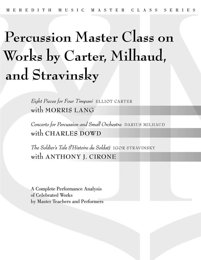 Darius Milhaud: Percussion Masterclass: Timpani