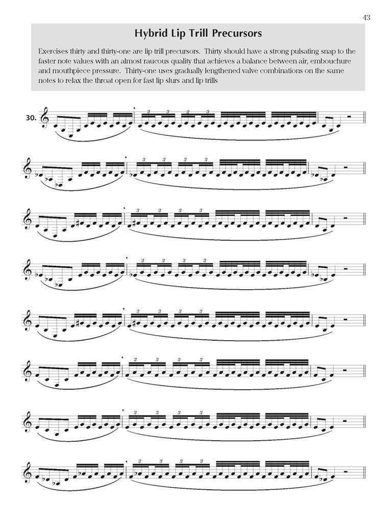 Lip Slurs for Horn: Solo pour Cor Français