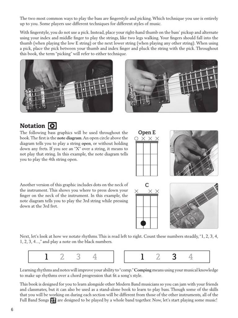Modern Band Method - Bass, Book 1