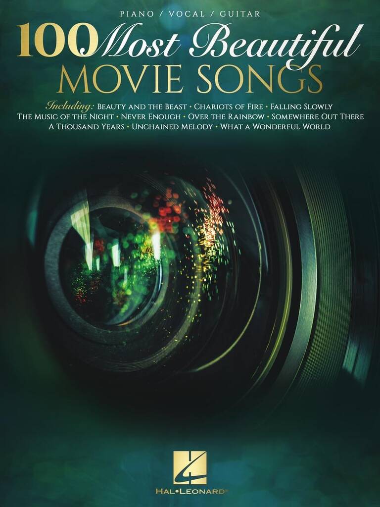100 Most Beautiful Movie Songs: Piano, Voix & Guitare