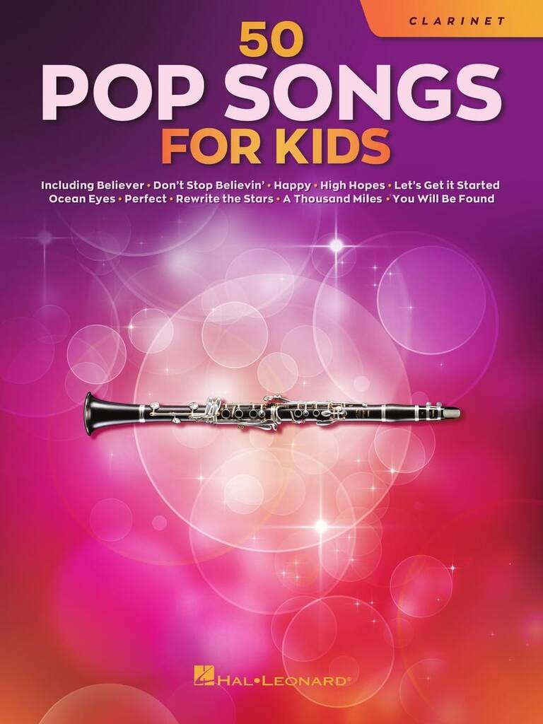 50 Pop Songs for Kids: Solo pour Clarinette