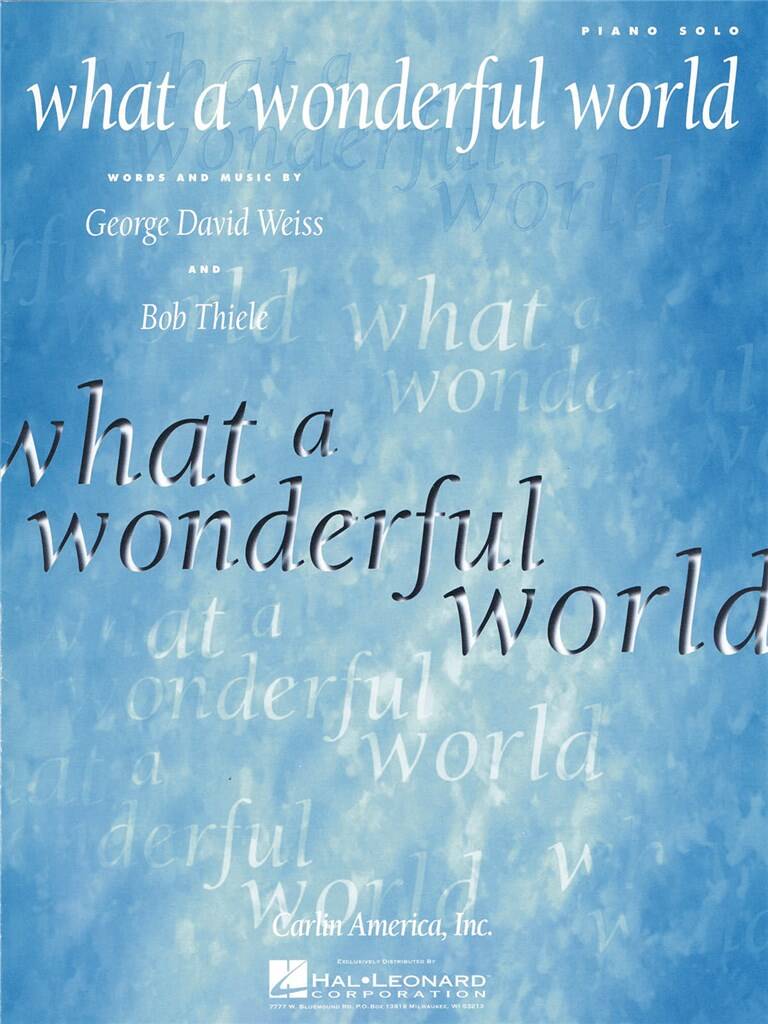 What A Wonderful World: Piano, Voix & Guitare