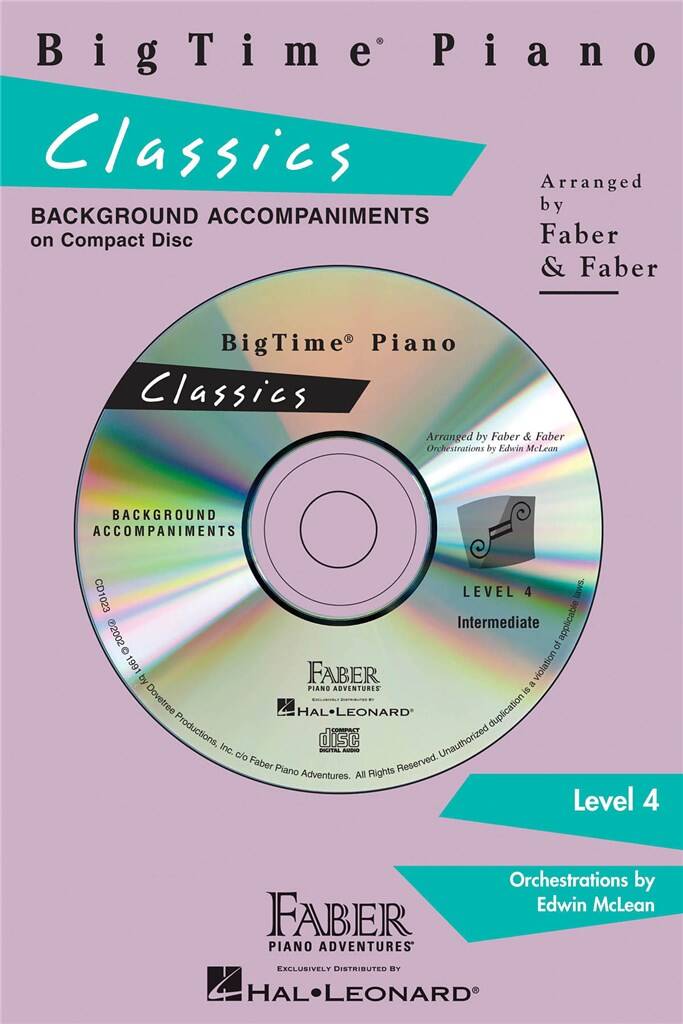 BigTime Piano Classics Level 4 CD