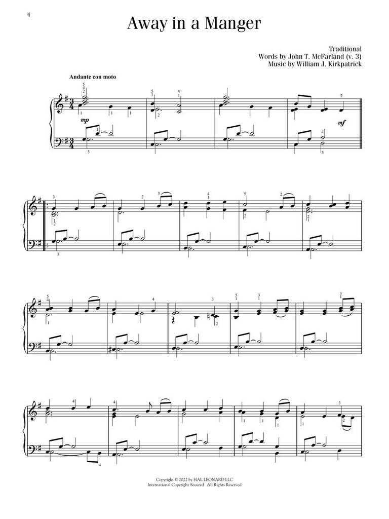 Christmas Carol Arrangements: Solo de Piano