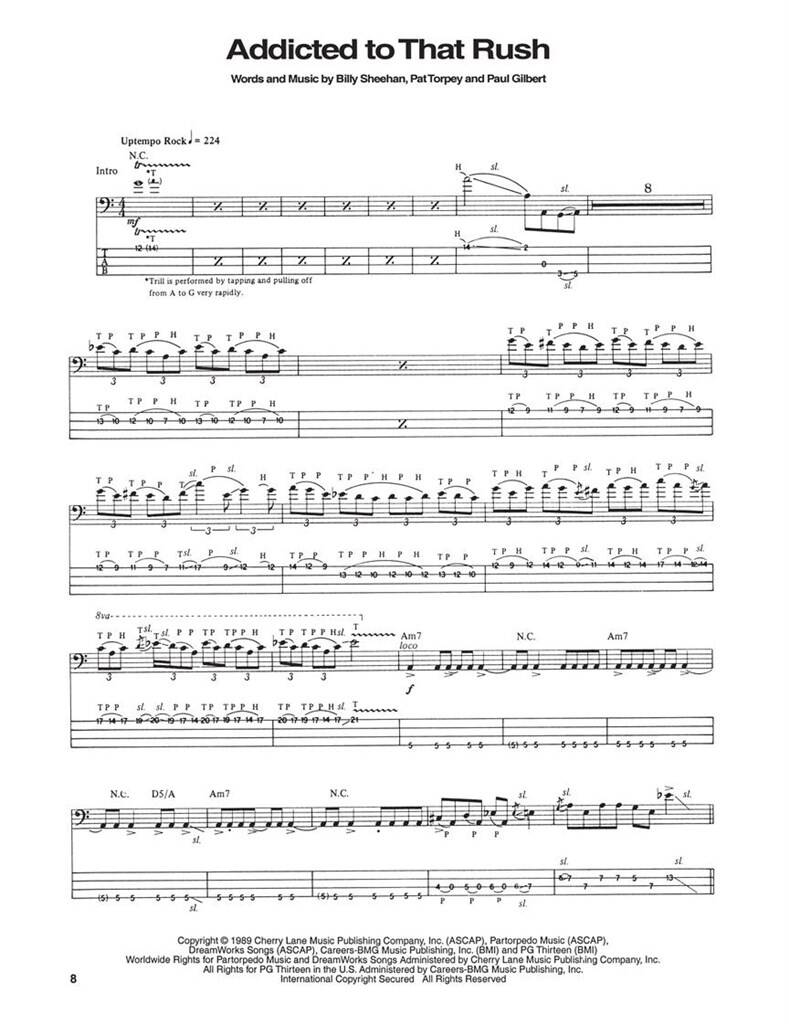 Bass Tab White Pages: Solo pour Guitare Basse