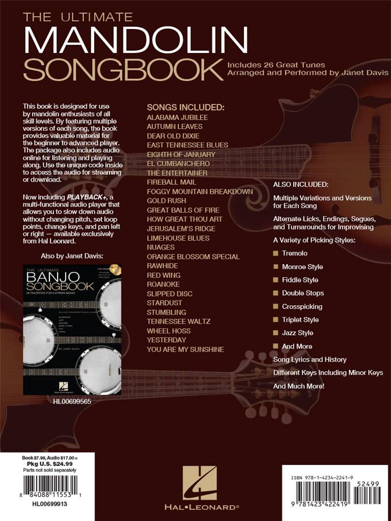 The Ultimate Mandolin Songbook: (Arr. Janet Davis): Mandoline