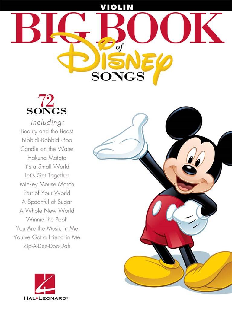 The Big Book of Disney Songs: Solo pour Violons