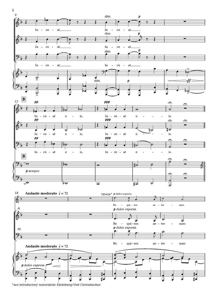Gabriel Fauré: Requiem: (Arr. Morten Schuldt-Jensen): Chœur Mixte et Piano/Orgue