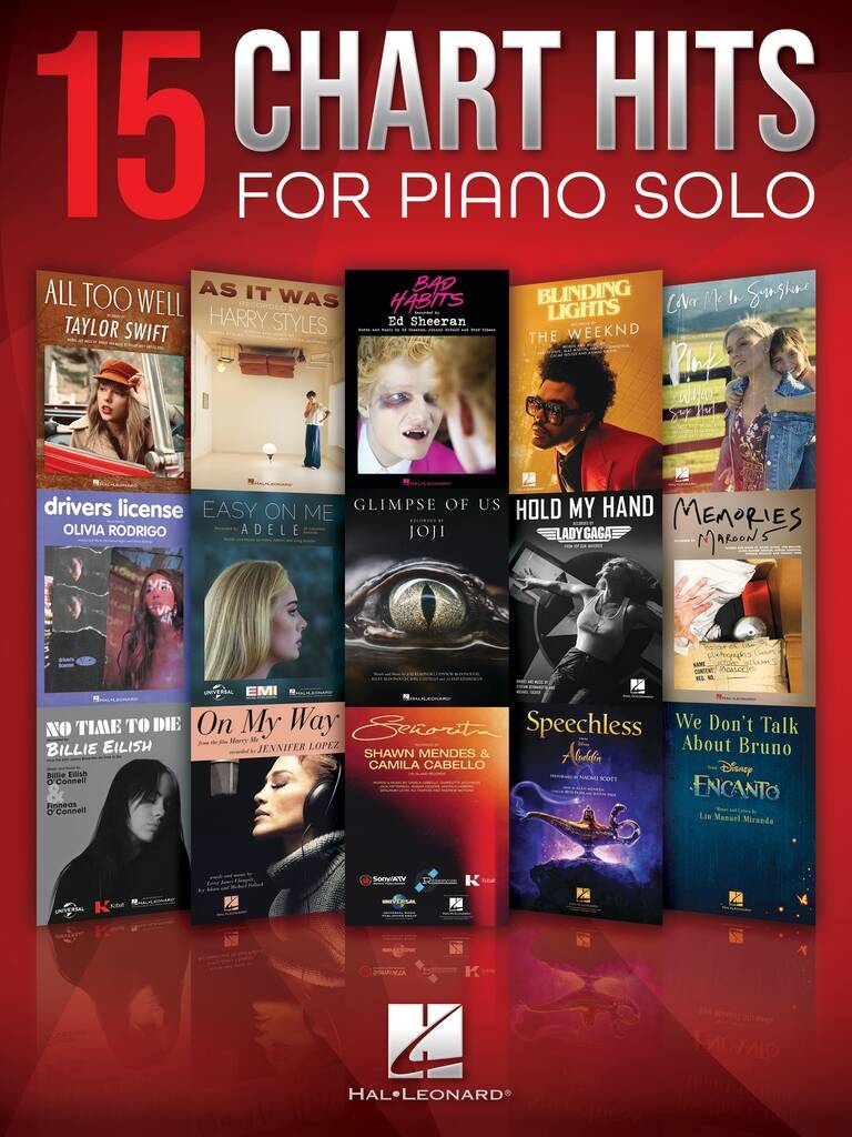 15 Chart Hits for Piano Solo: Solo de Piano