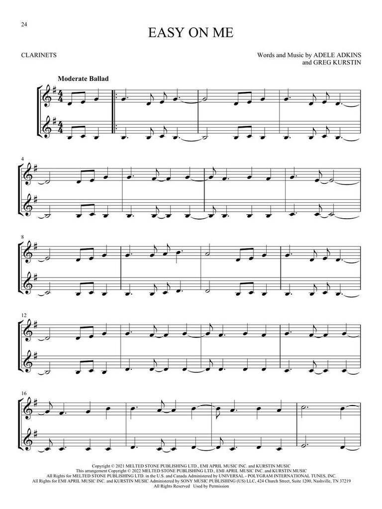 First 50 Duets for Two Clarinets: Duo pour Clarinettes