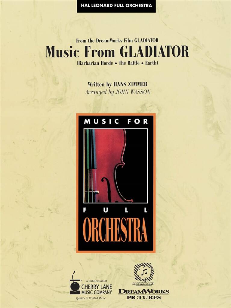 Hans Zimmer: Music from Gladiator: (Arr. John Wasson): Orchestre Symphonique