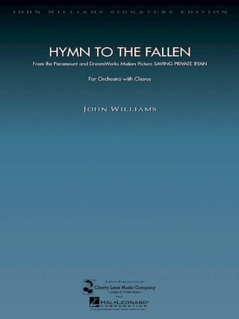 John Williams: Hymn to the Fallen (from Saving Private Ryan): Chœur Mixte et Accomp.