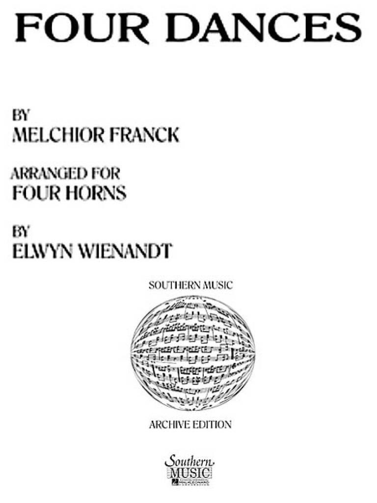 César Franck: Four ( 4) Dances: (Arr. Elwyn Wienandt): Cor d'Harmonie (Ensemble)