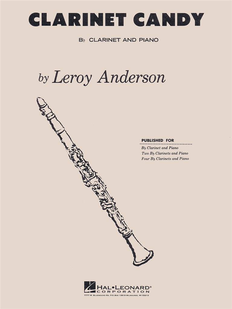 Leroy Anderson: Clarinet Candy: Clarinette et Accomp.