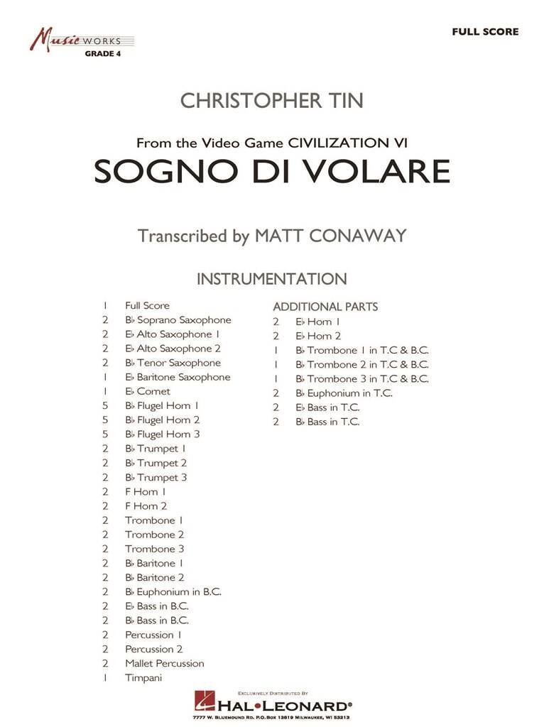 Sogno di Volare: (Arr. Matt Conaway): Fanfare