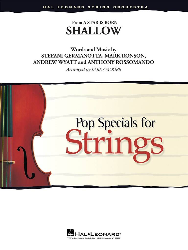 Bradley Cooper: Shallow: (Arr. Larry Moore): Orchestre à Cordes