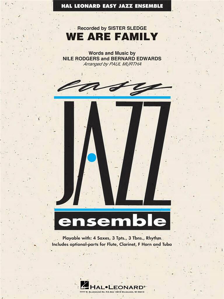 We Are Family: Arr. (Paul Murtha): Jazz Band