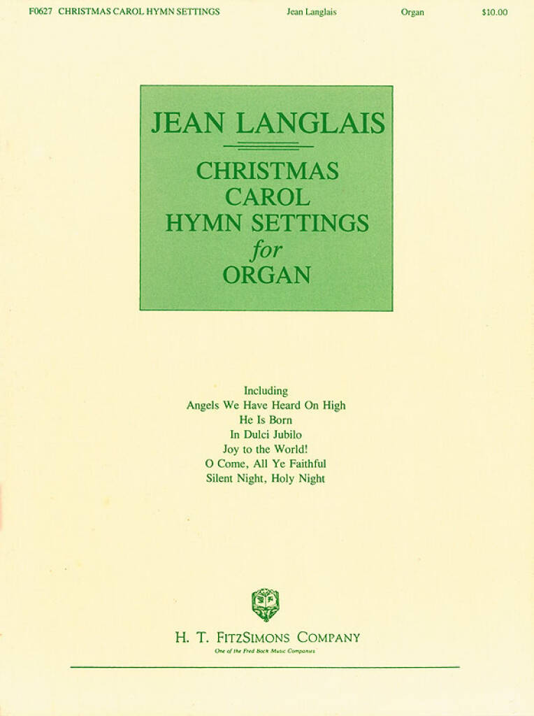 Christmas Carol Hymn Settings for Organ: (Arr. Jean Langlais): Orgue