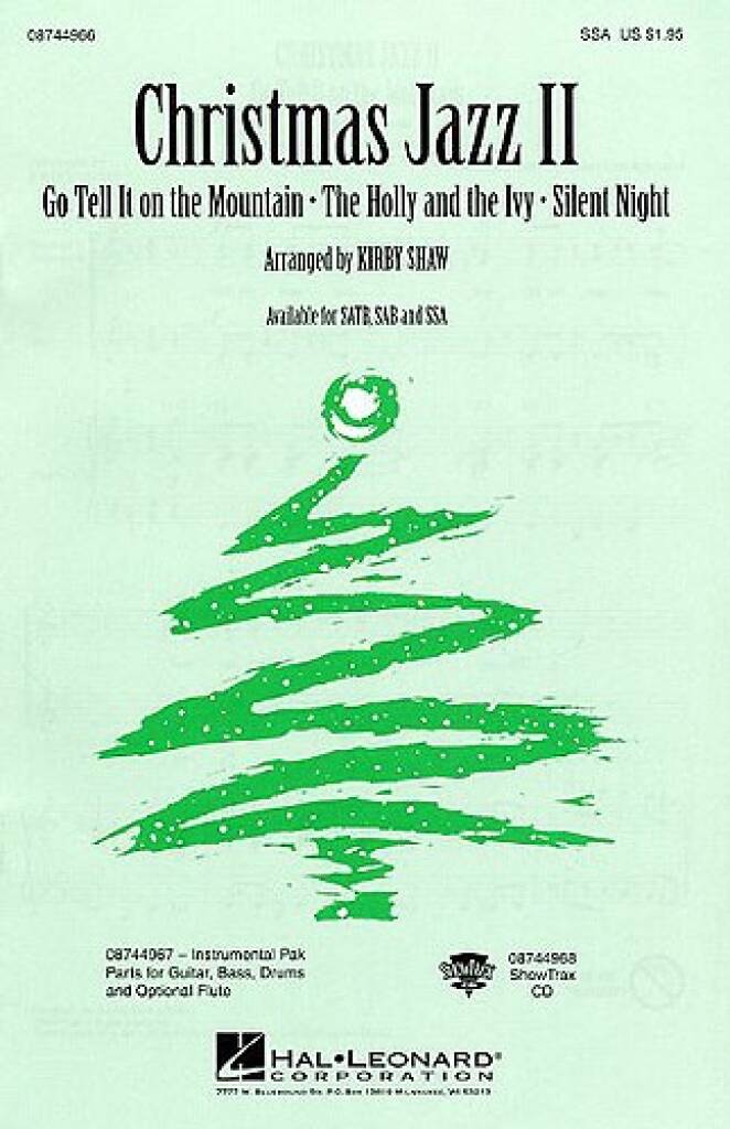 Christmas Jazz 2 (Collection): (Arr. Kirby Shaw): Solo pour Chant