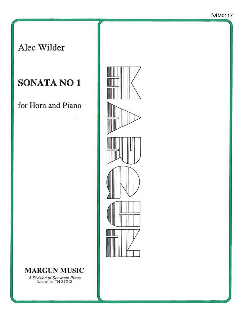 Alec Wilder: Sonata No. 1 for Horn and Piano: Cor Français et Accomp.