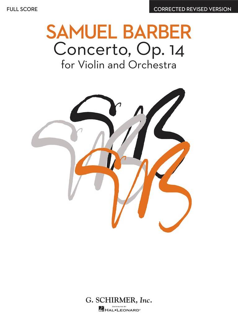 Samuel Barber: Concerto, Op. 14 - Corrected Revised Version: Orchestre et Solo