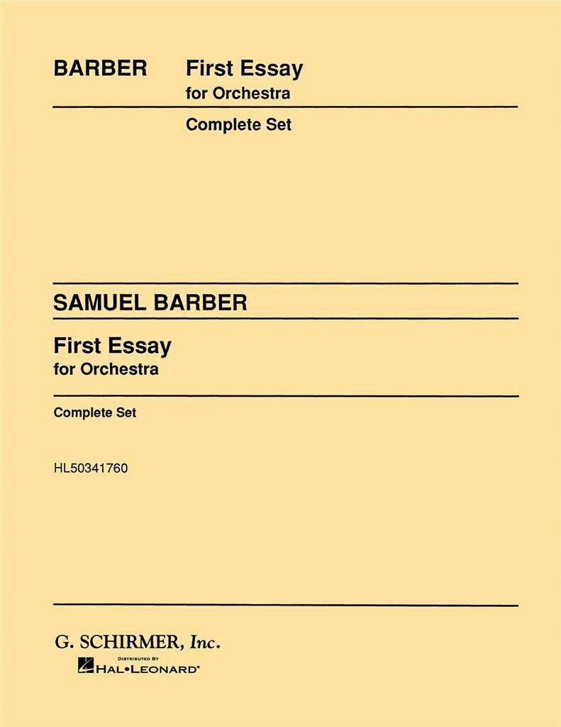 Samuel Barber: First Essay for Orchestra: Orchestre Symphonique
