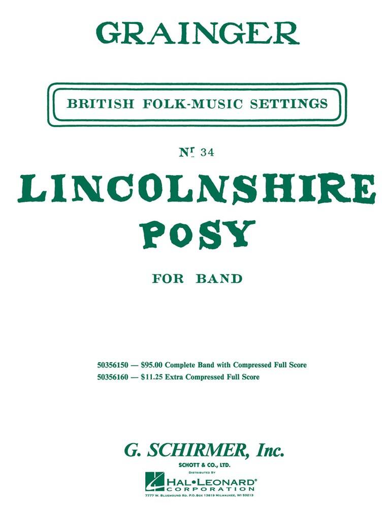 Percy Aldridge Grainger: Lincolnshire Posy: Orchestre d'Harmonie