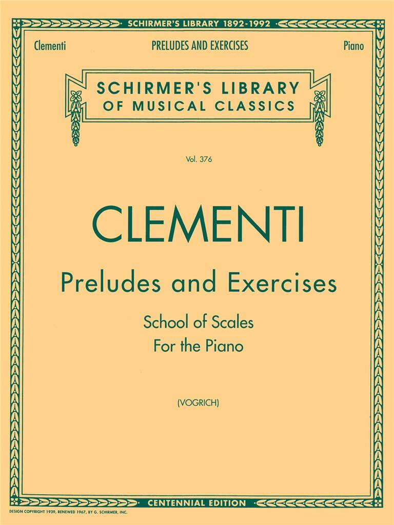 Preludes and Exercises School of Scales