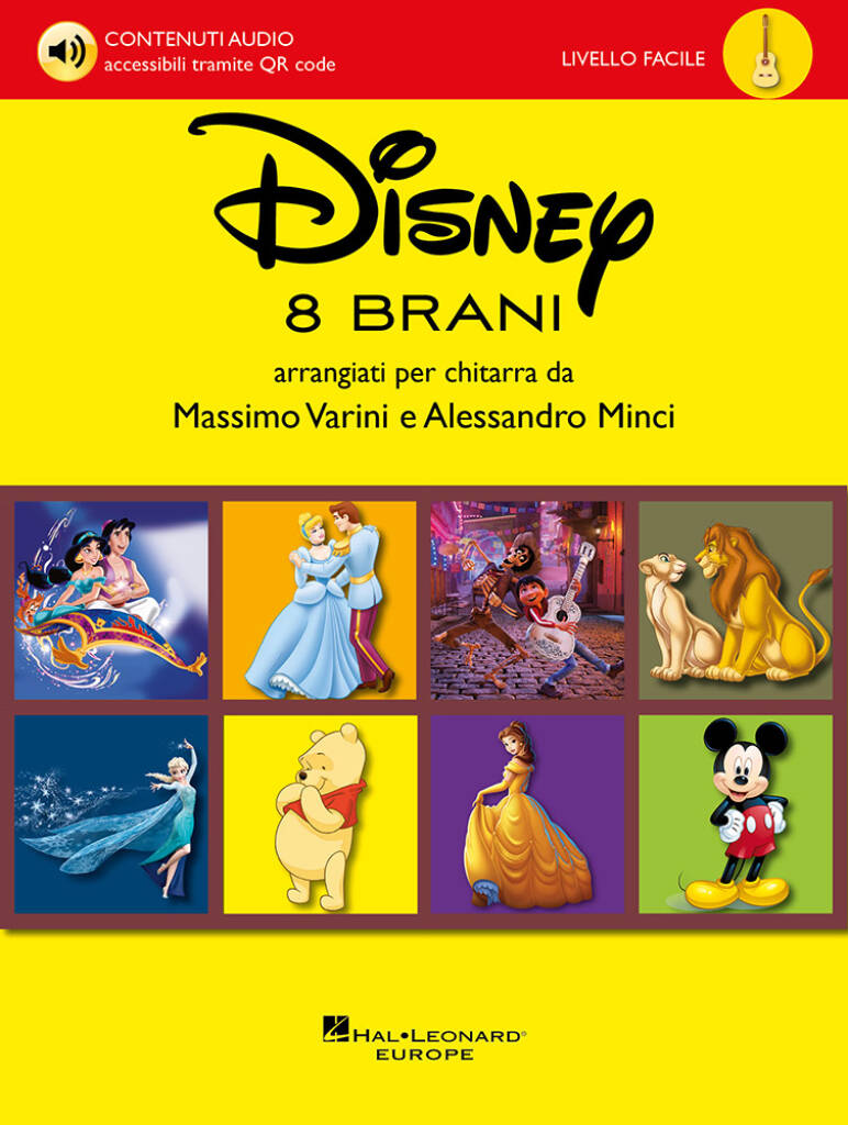 Disney - 8 brani arrangiati per chitarra: Solo pour Guitare