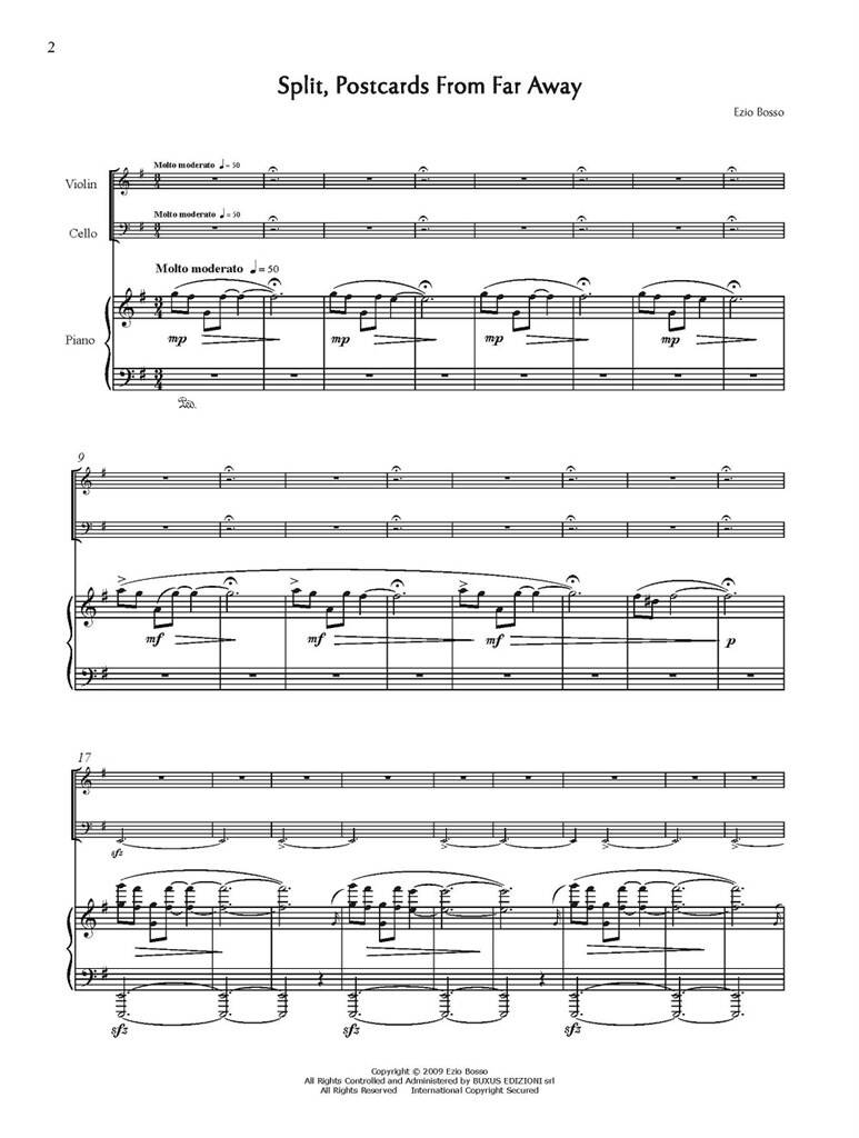 5 Trios for Violin, Cello & Piano: Trio pour Pianos