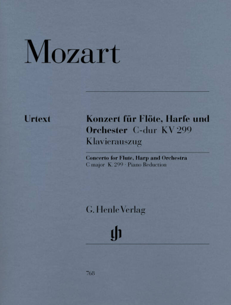 Wolfgang Amadeus Mozart: Concerto For Flute, Harp And Orchestra C Major: Orchestre de Chambre