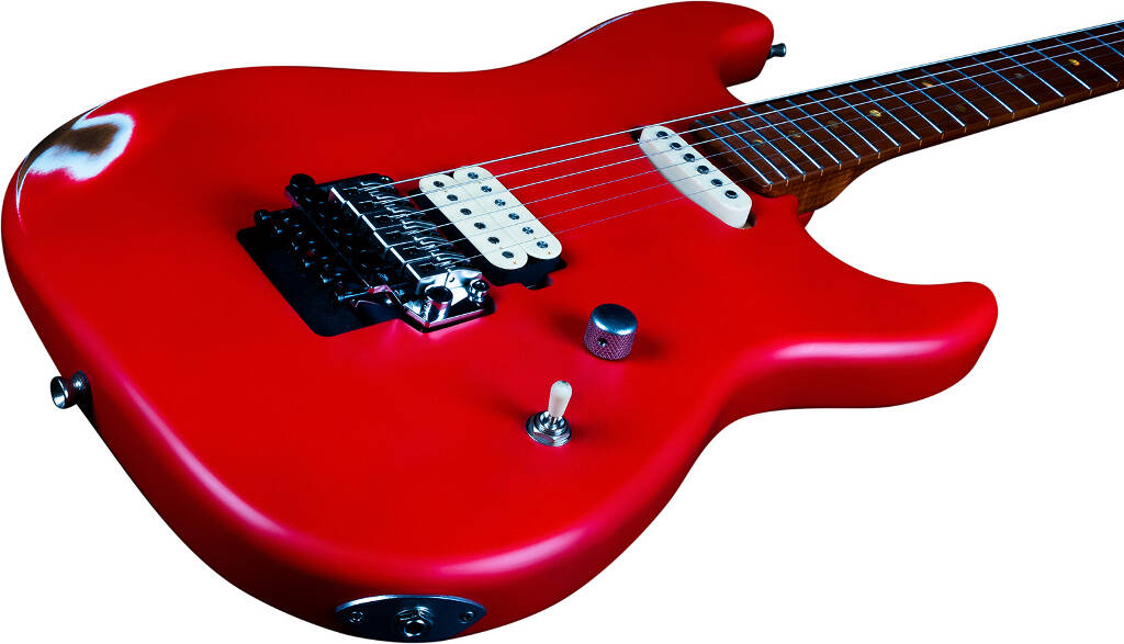 JS850 Electric Guitar - Red (Relic)