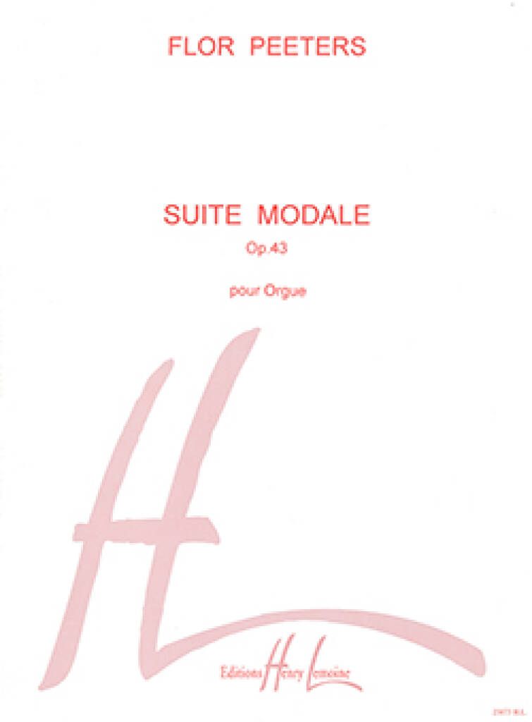 Peeters: Suite Modale Op.43: Orgue