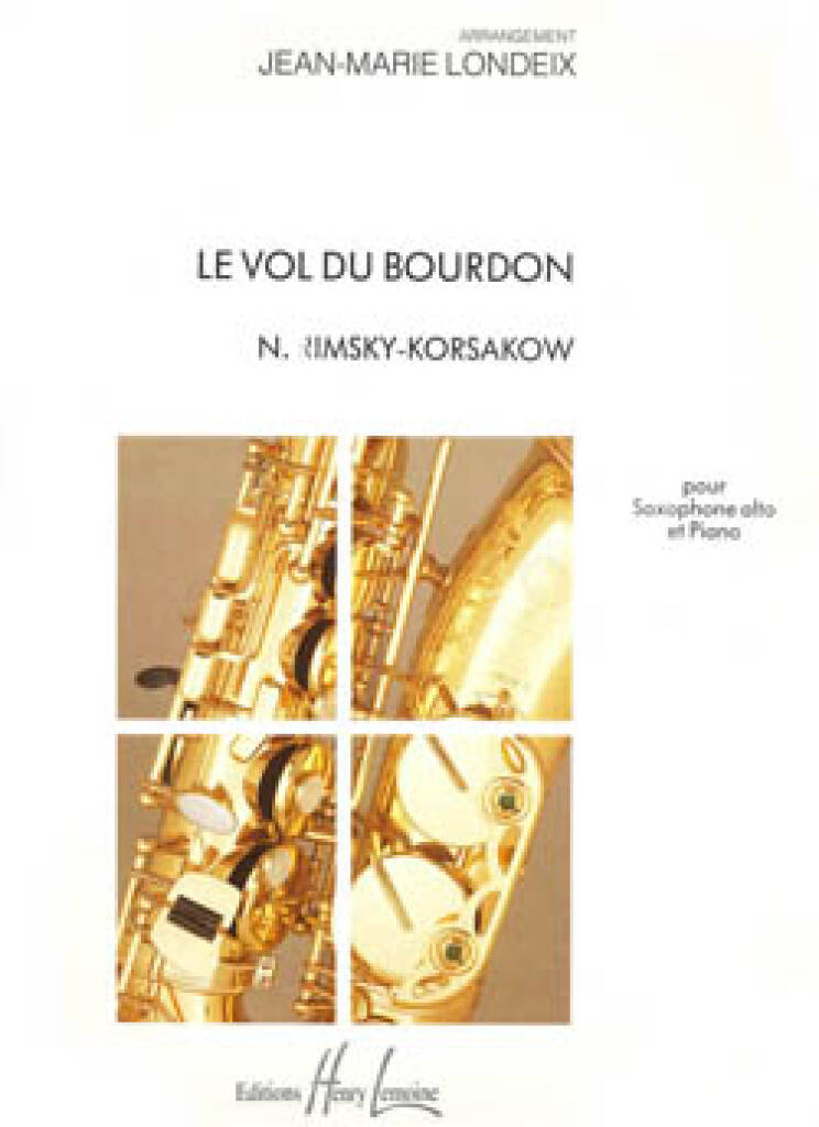 Nikolai Rimsky-Korsakov: Le Vol du bourdon: Saxophone Alto et Accomp.