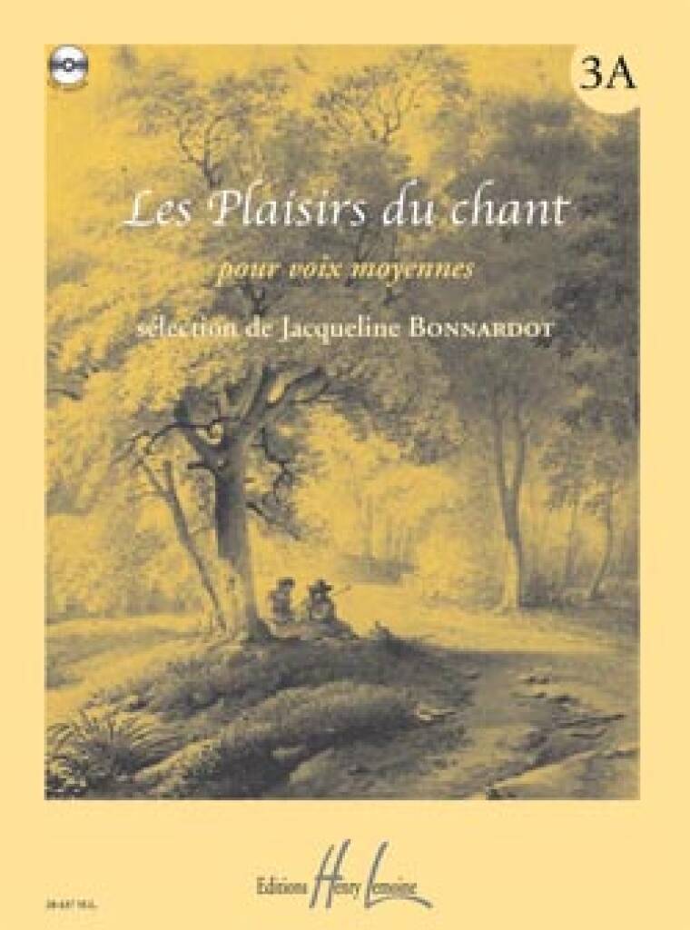 Jacqueline Bonnardot: Les Plaisirs du chant Vol.3A: Chant et Piano