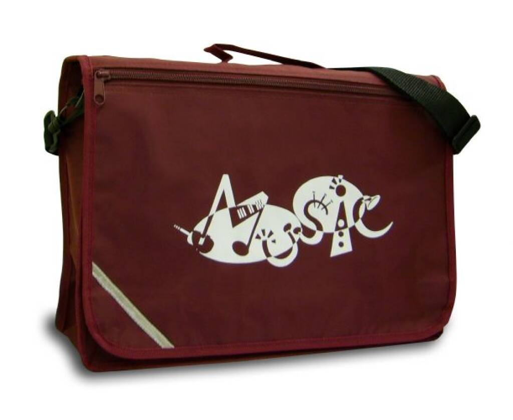 Mapac: Music Bag Excel - Music Word (Maroon)