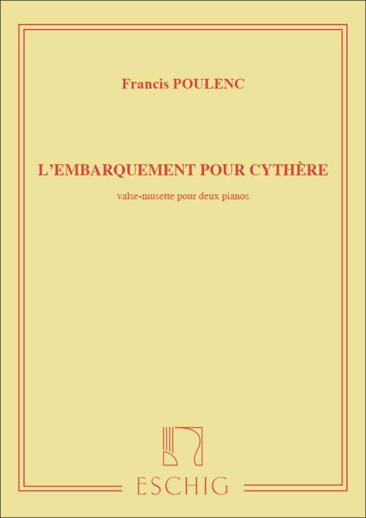 Francis Poulenc: L'Embarquement Pour Cythere: Duo pour Pianos