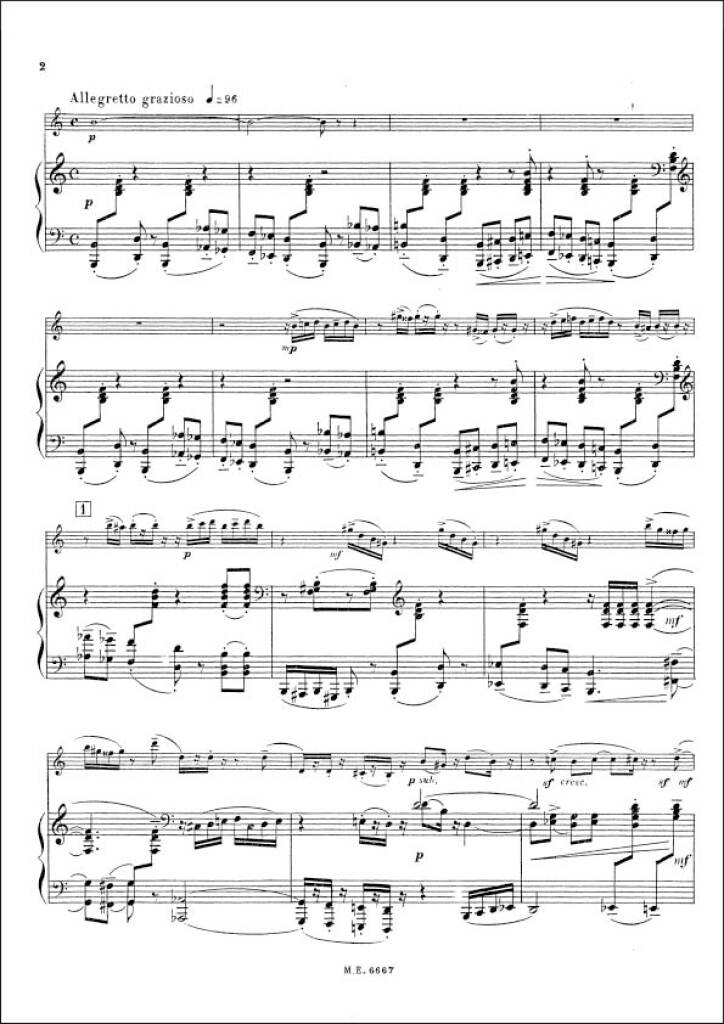 Henri Martelli: Cadence, Interlude E Rondo, Opus 78 (1952): Saxophone