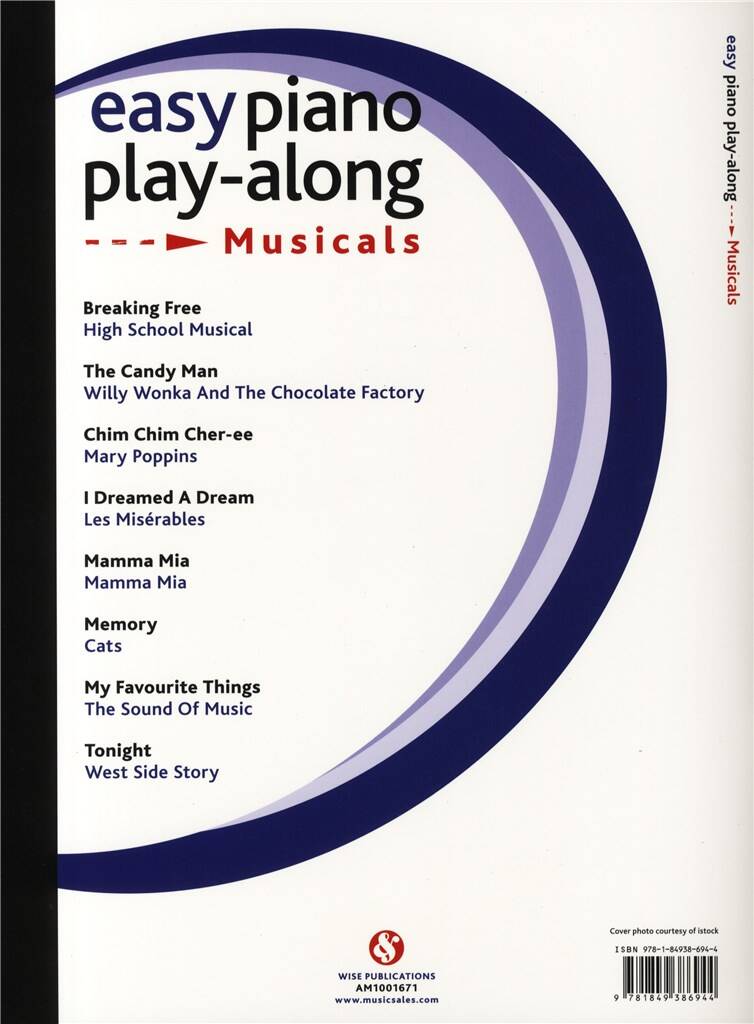 Easy Piano Play-Along: Musicals: Piano Facile