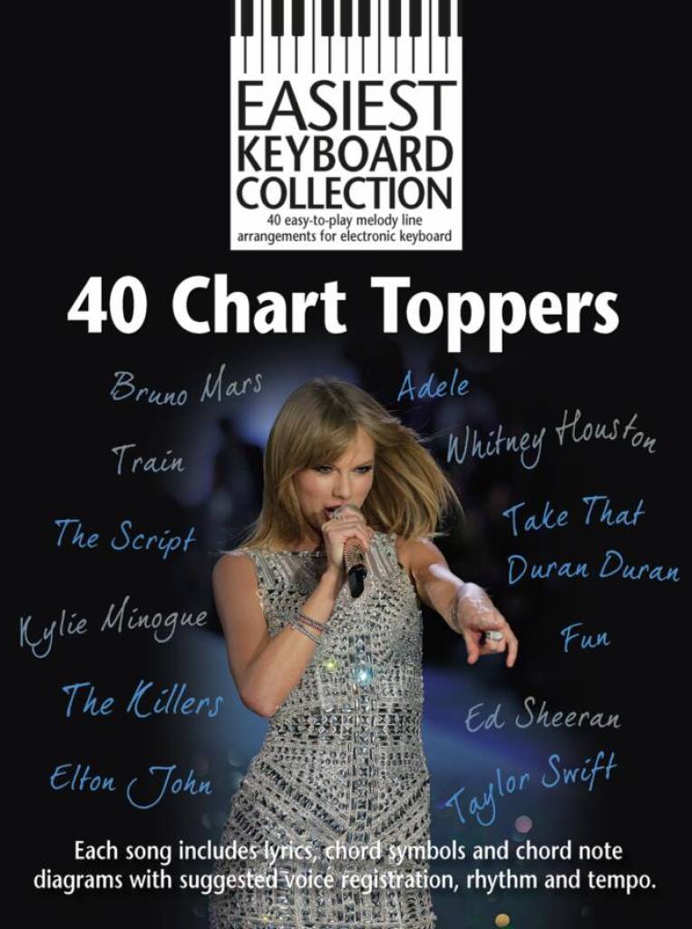 Easiest Keyboard Collection: 40 Chart Toppers: Clavier