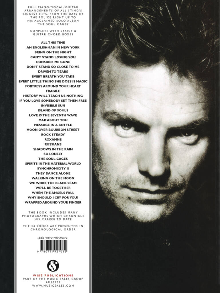 Sting: Sting Anthology: The Definitive Collection: Piano, Voix & Guitare