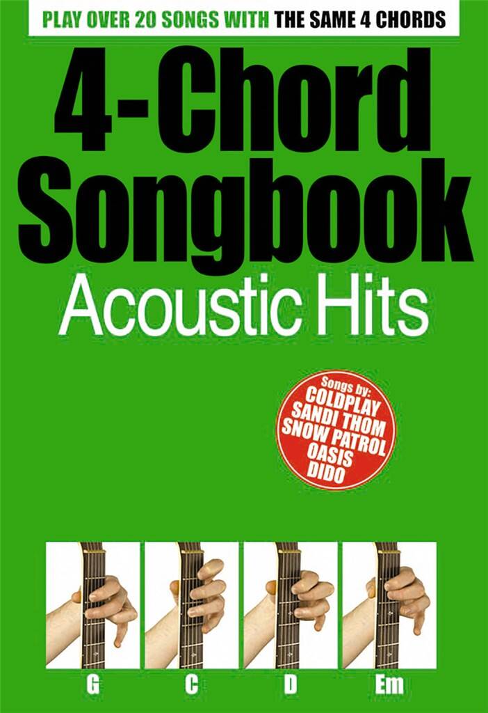 4-Chord Songbook Acoustic Hits: Solo pour Chant