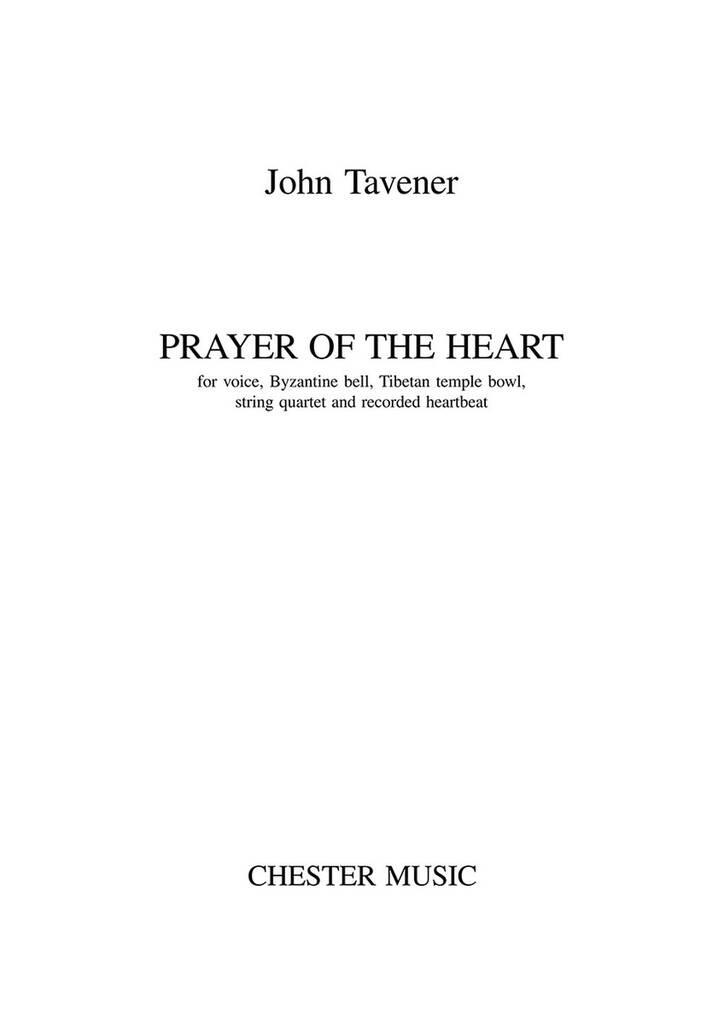 John Tavener: Prayer Of The Heart: Cordes (Ensemble)