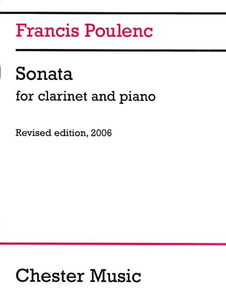 Francis Poulenc: Clarinet Sonata: Solo pour Clarinette