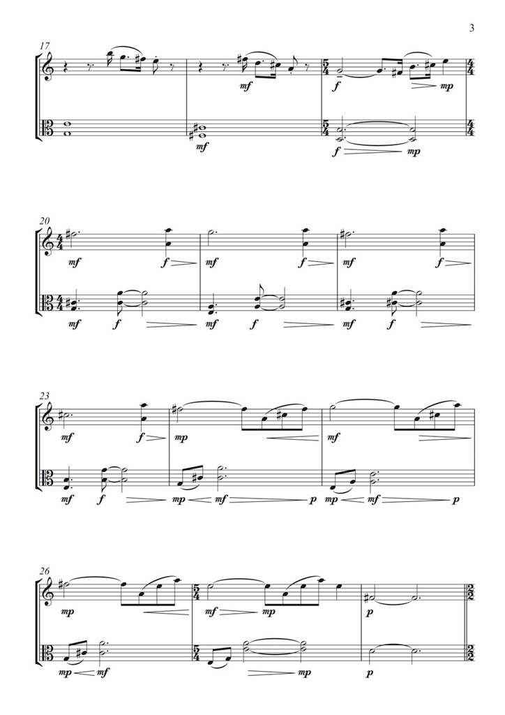 Judith Weir: For Friendship: Duo pour Cordes Mixte