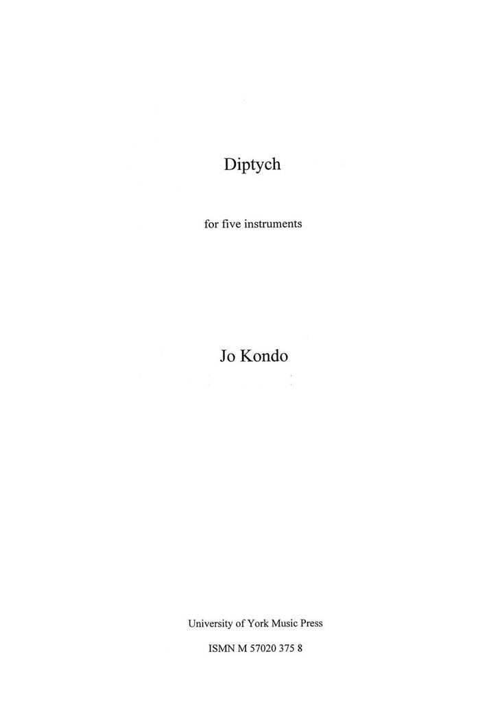 Jo Kondo: Diptych: Ensemble de Chambre
